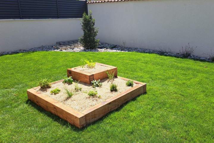 Creation carré potager