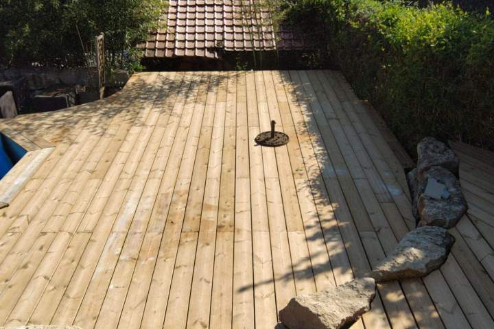 Terrasse bois toussieu
