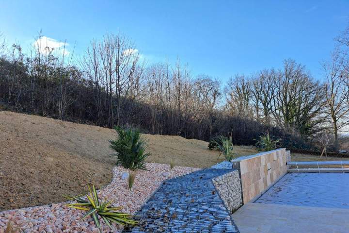 gabions plantations galets chaponnay